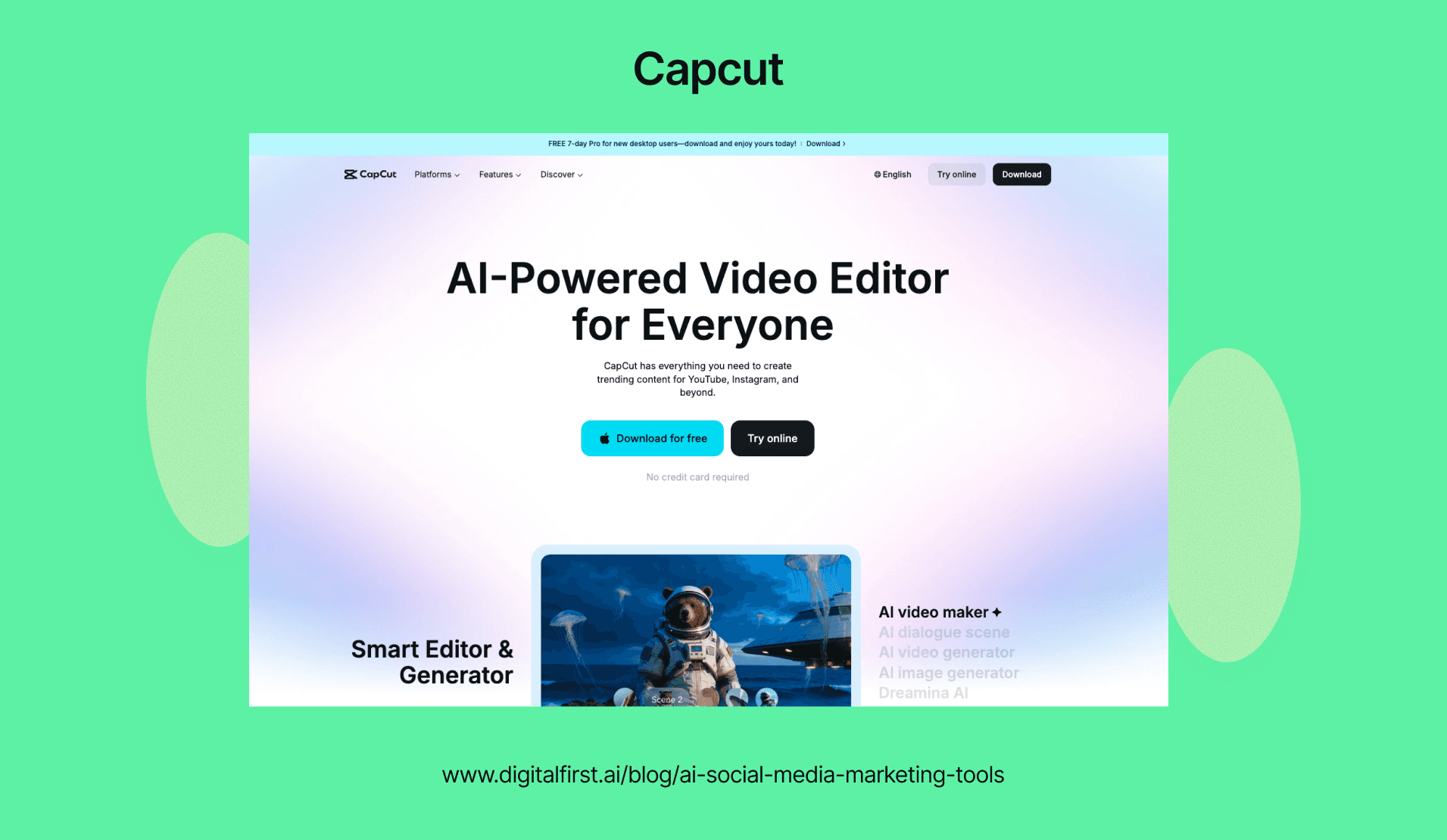 CapCut – AI-Powered Video Editing for TikTok & Reels