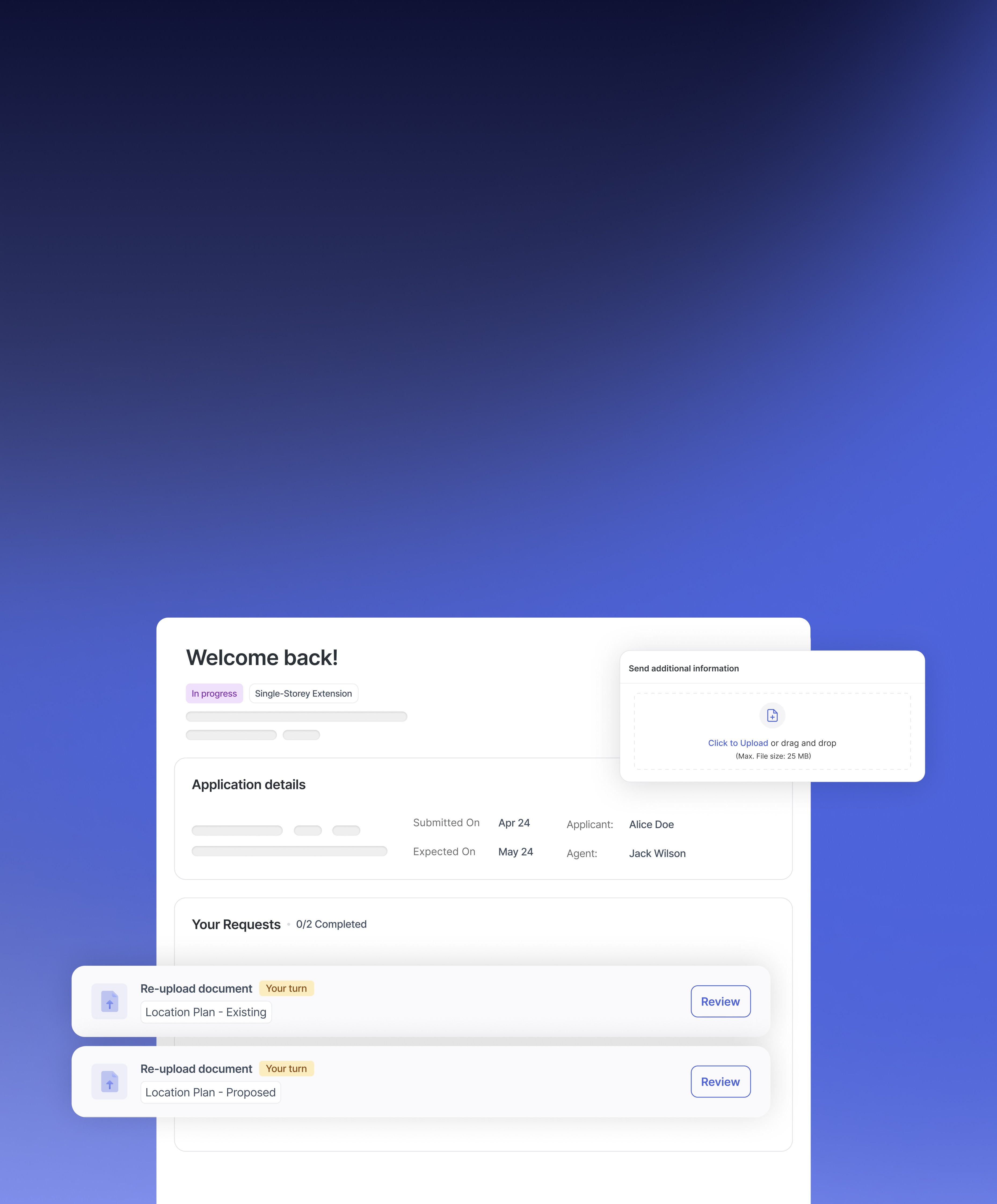 A smiling woman with long hair wearing a headset is working on a laptop in a bright office environment.