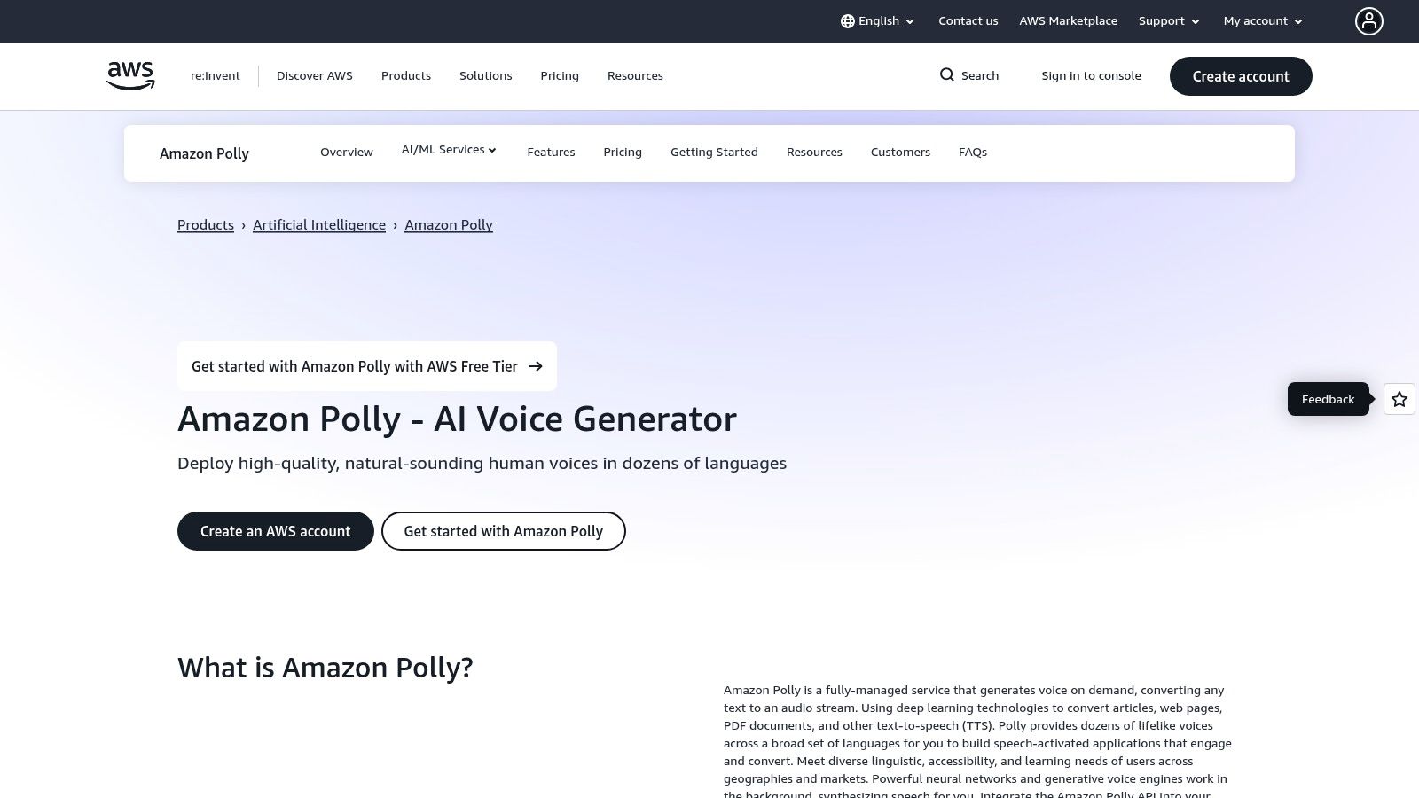 Amazon Polly (AWS)