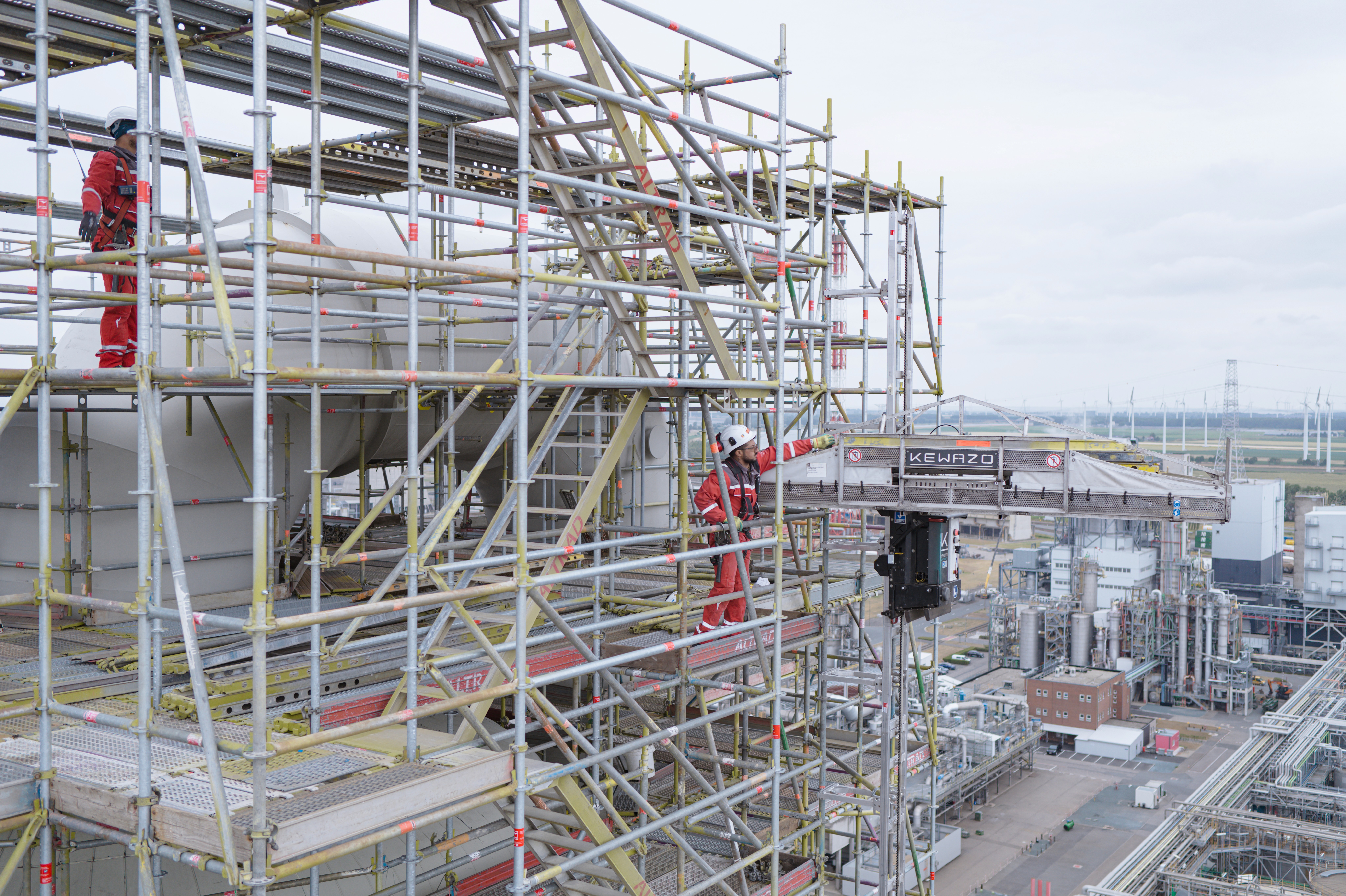 LIFTBOT robotic lifting system deployed at an industrial plant