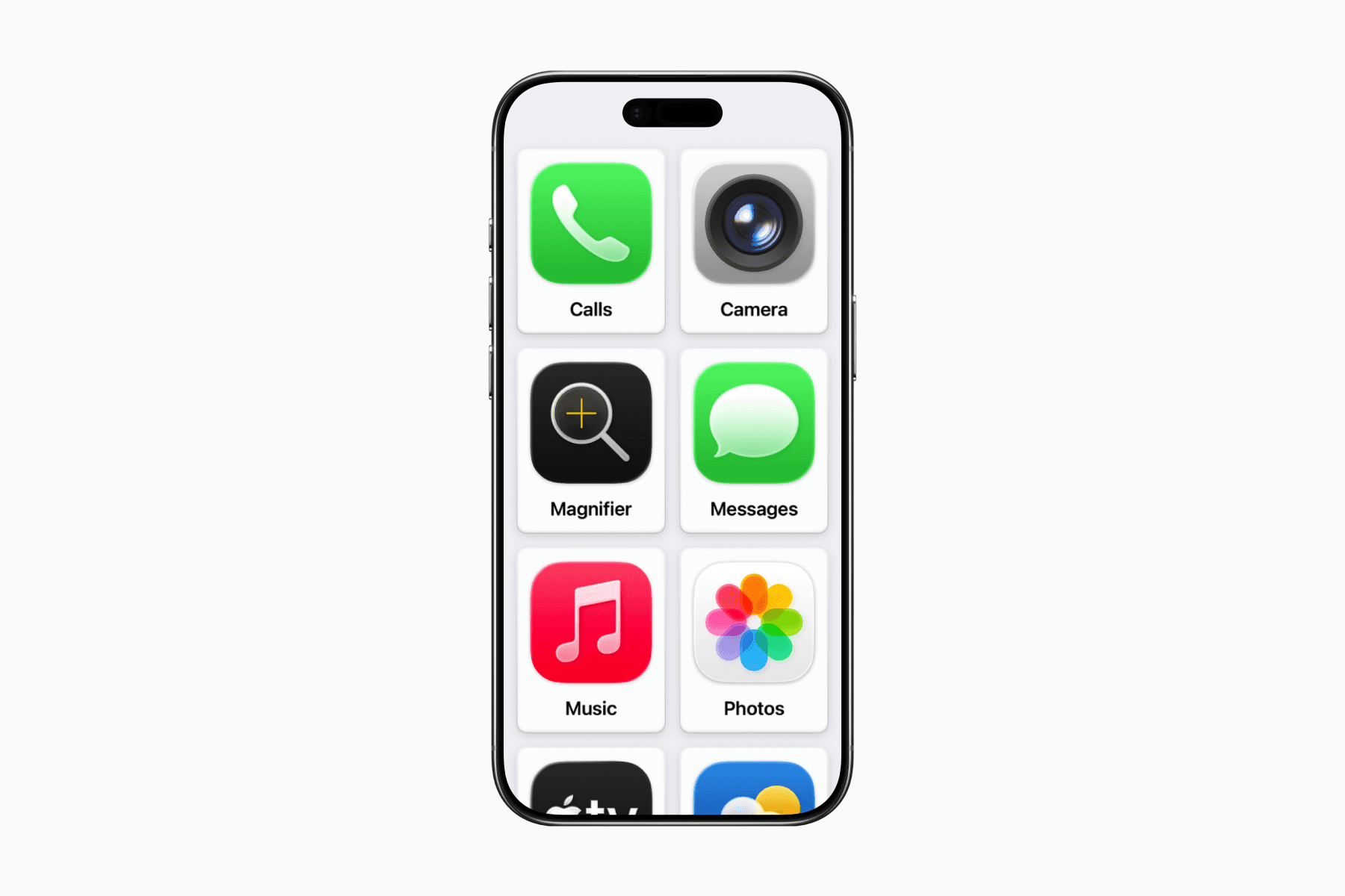 iPhone in Assistive Access