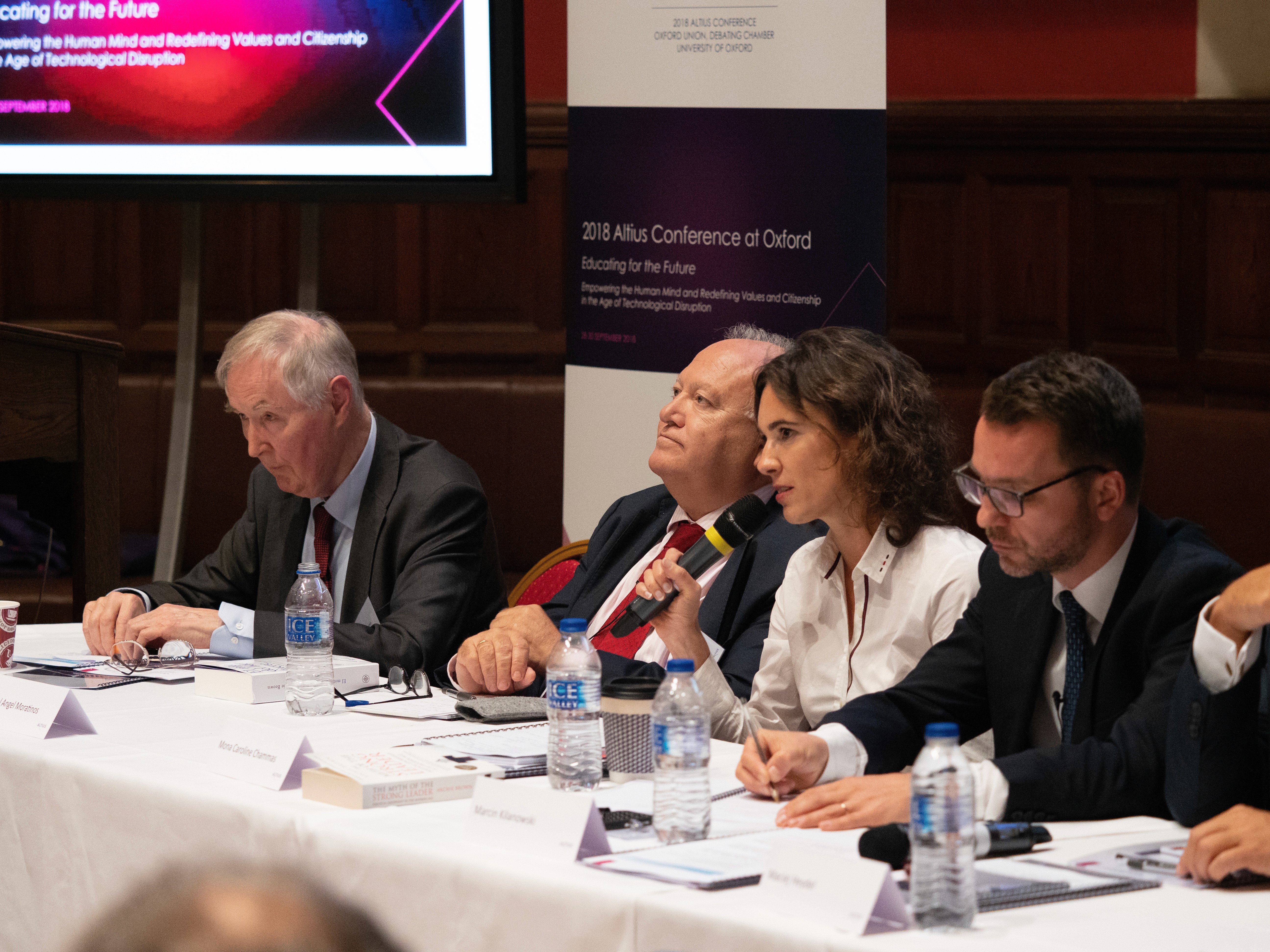 Miguel Ángel Moratinos, Archie Brown, Mona Caroline Chammas and Marcin Kilanowski discuss values, citizenship and the future of education in an age of technological disruption.