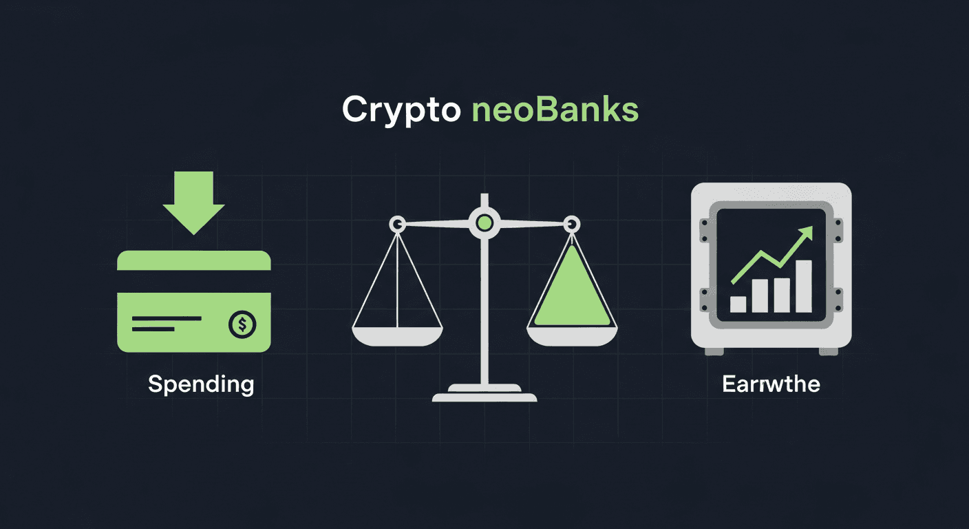 Illustration showing a crypto wallet with a key and yield growth chart