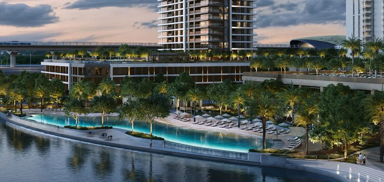 Palace Residences Creek Blue building details