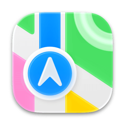MacOS Dock Maps Icon