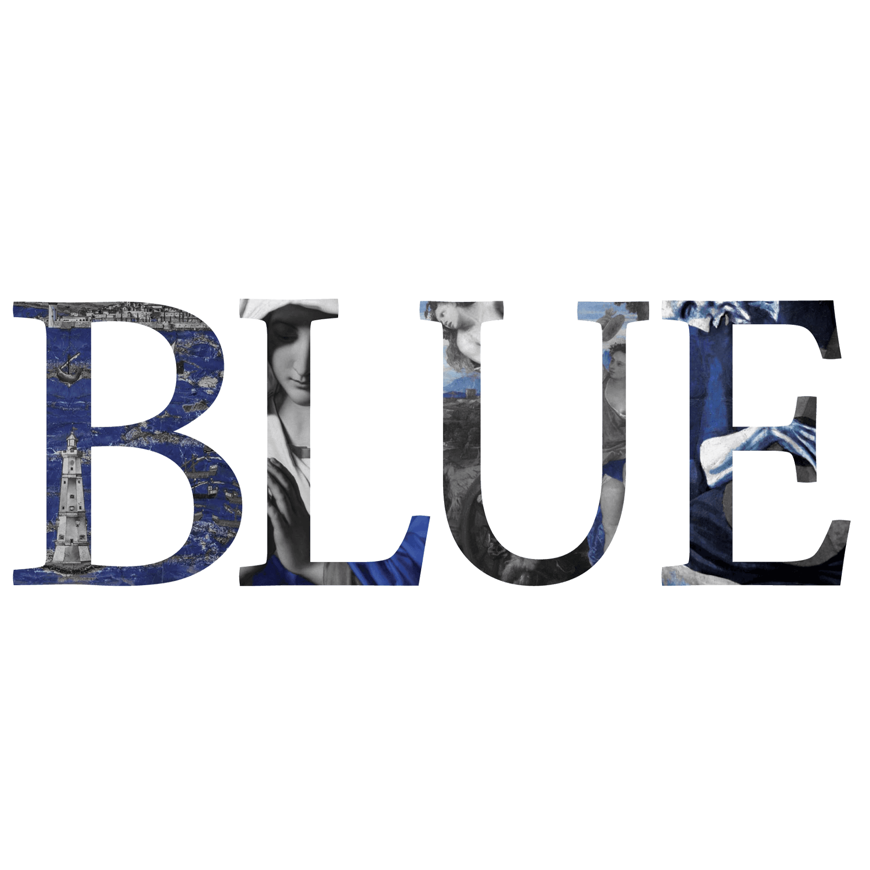 Hero image: "Blue" project title
