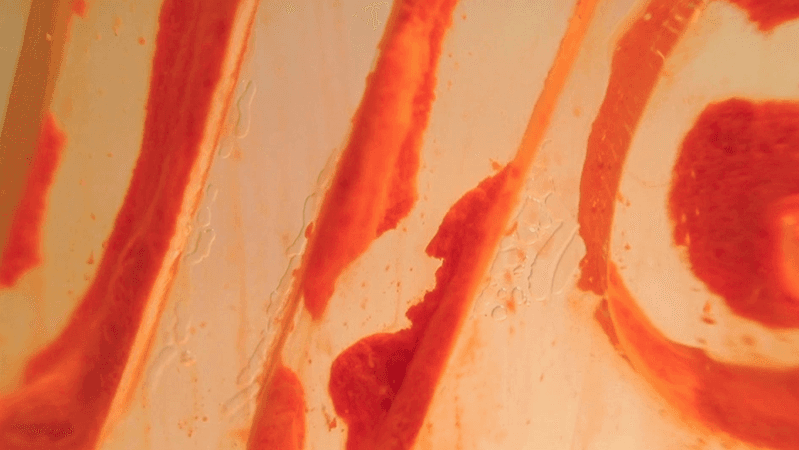 red close up image