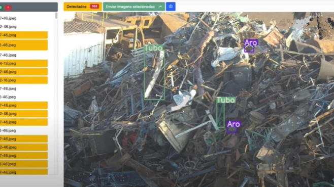 detection of contaminant items in scrap