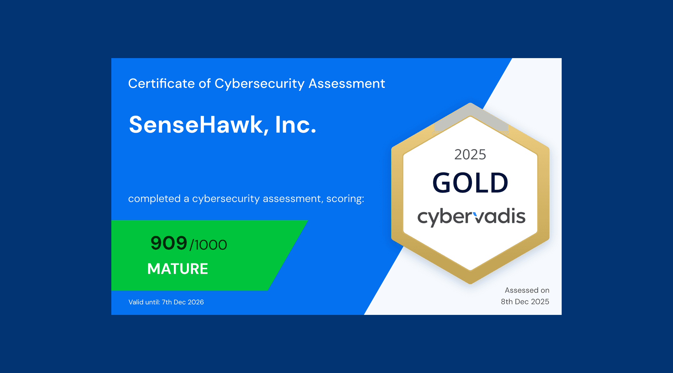 Taskmapper achieved Cybervadis Gold certification - why this matters to your Solar Operations