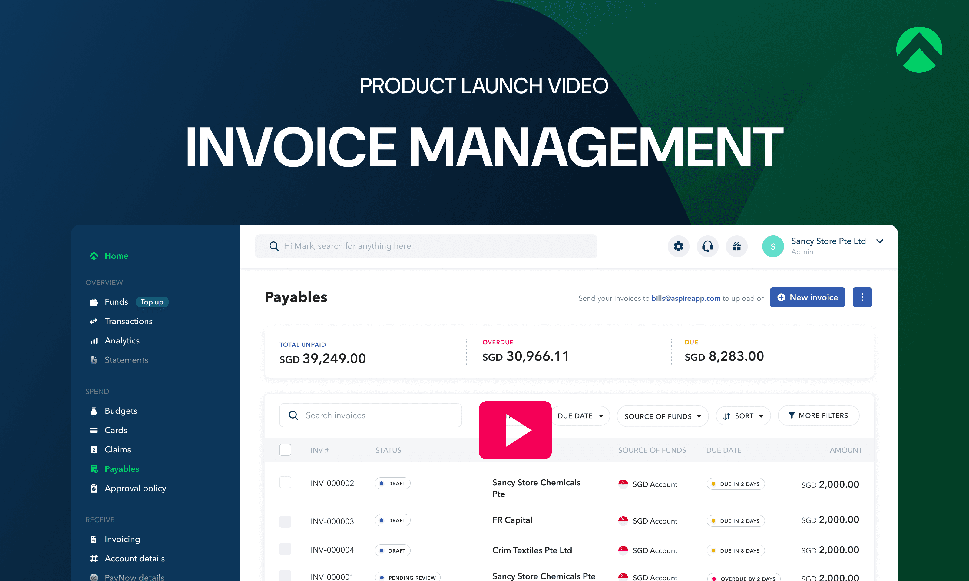 aspire-invoice-management-youtube-product-launch