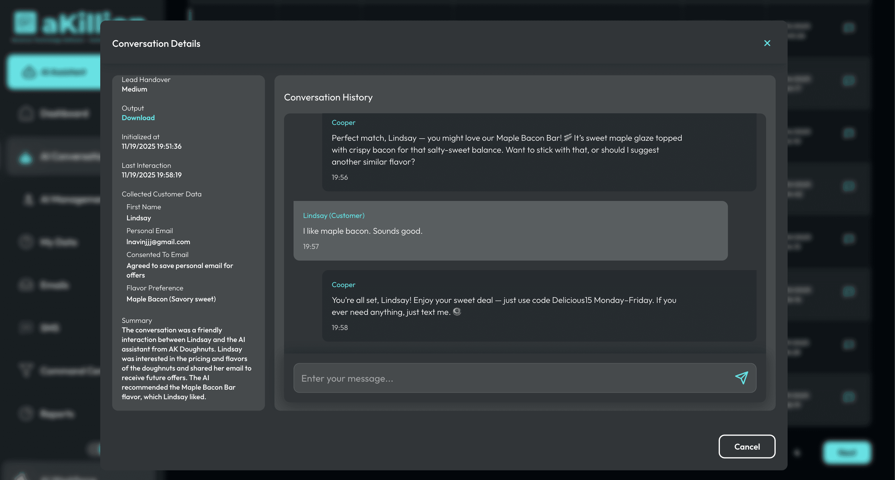 Business dashboard showing revenue, deals, customer list, growth chart, and new activity.