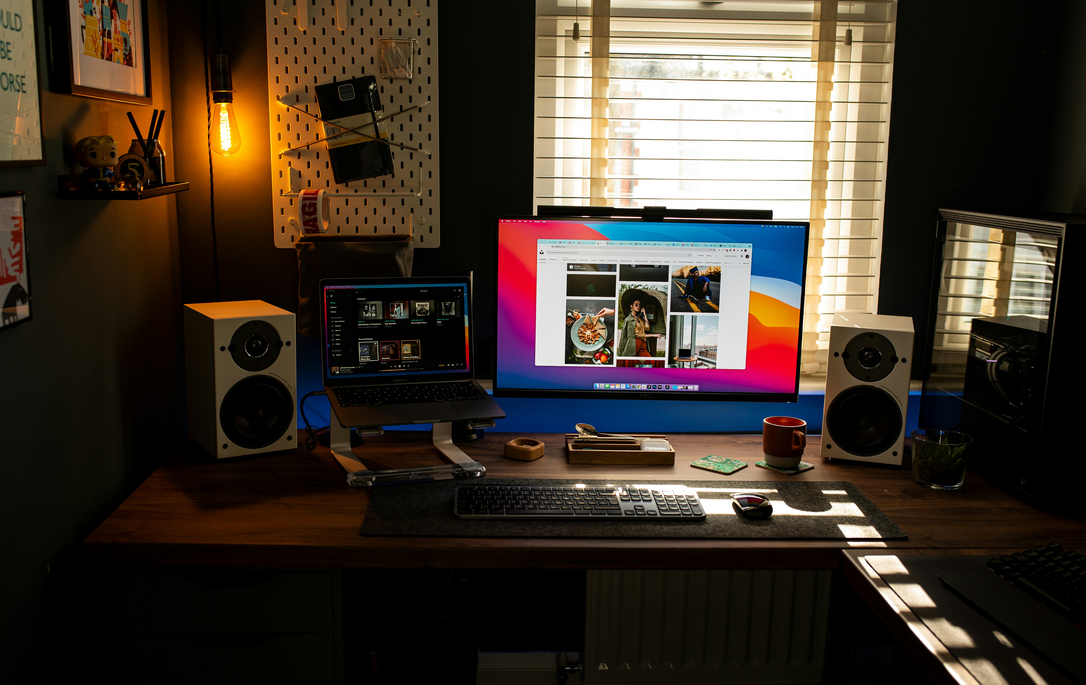 computer desk for production