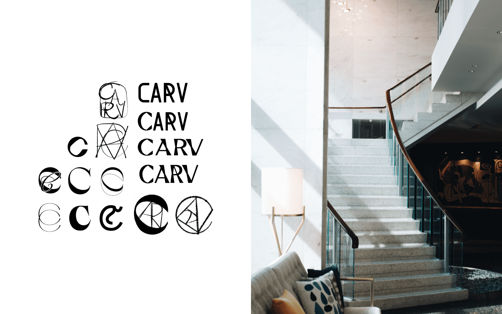 Cool Eye Creative - CARV Projects Brand Identity Logo Design Process