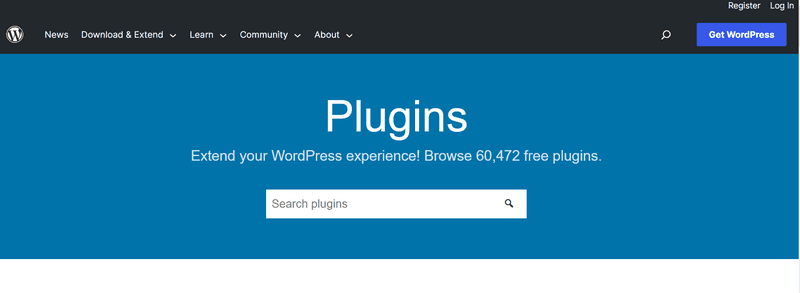 WordPress plugin library