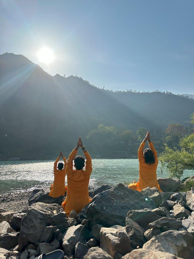 yoga near ganga