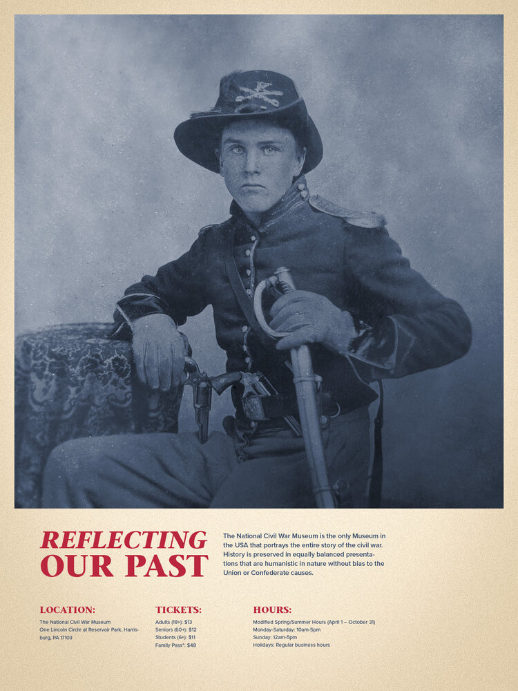 National Civil War Museum Marketing Poster Process Work 2