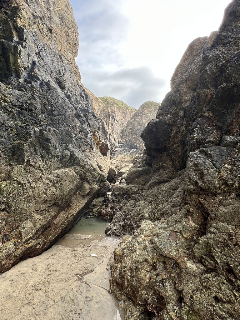 blue sky and white clouds over the sea