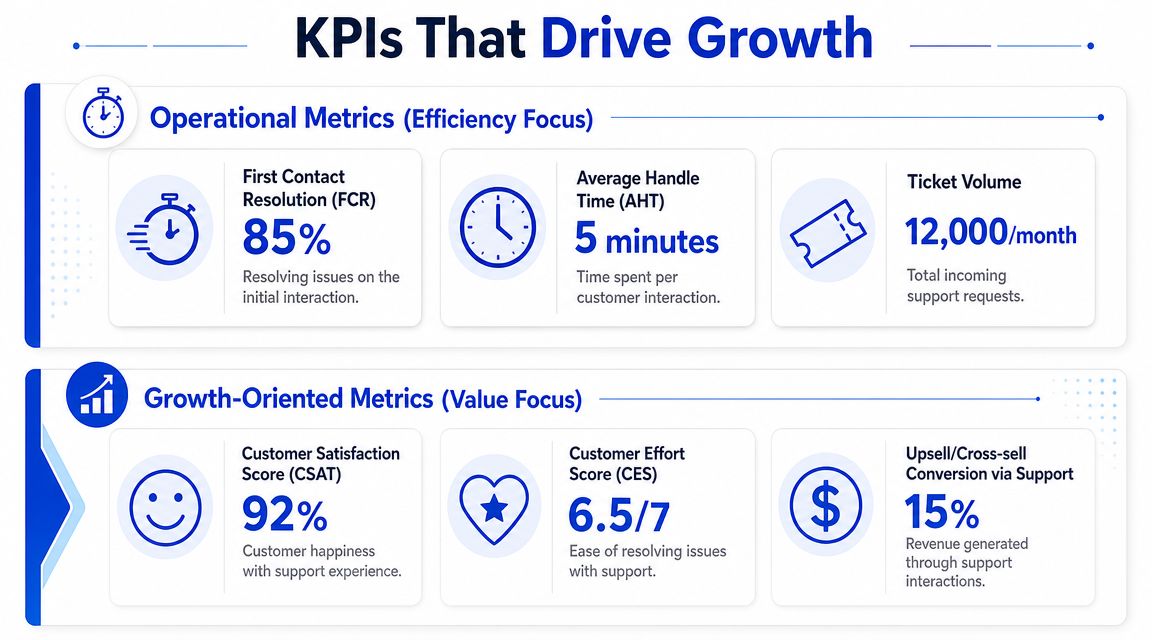 Choosing KPIs That Drive Growth Not Just Ticket Counts