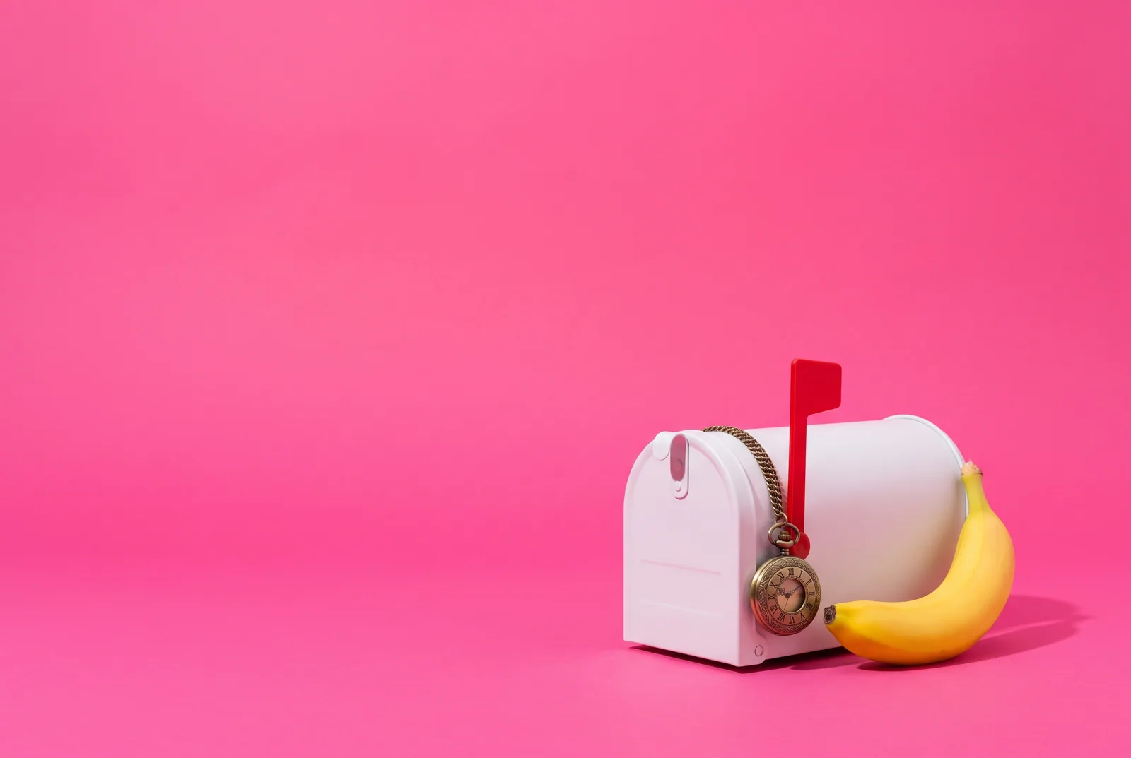 A banana waiting by a mailbox with a pocket watch, why a report next week is too late in QUITTR vs Ever Accountable