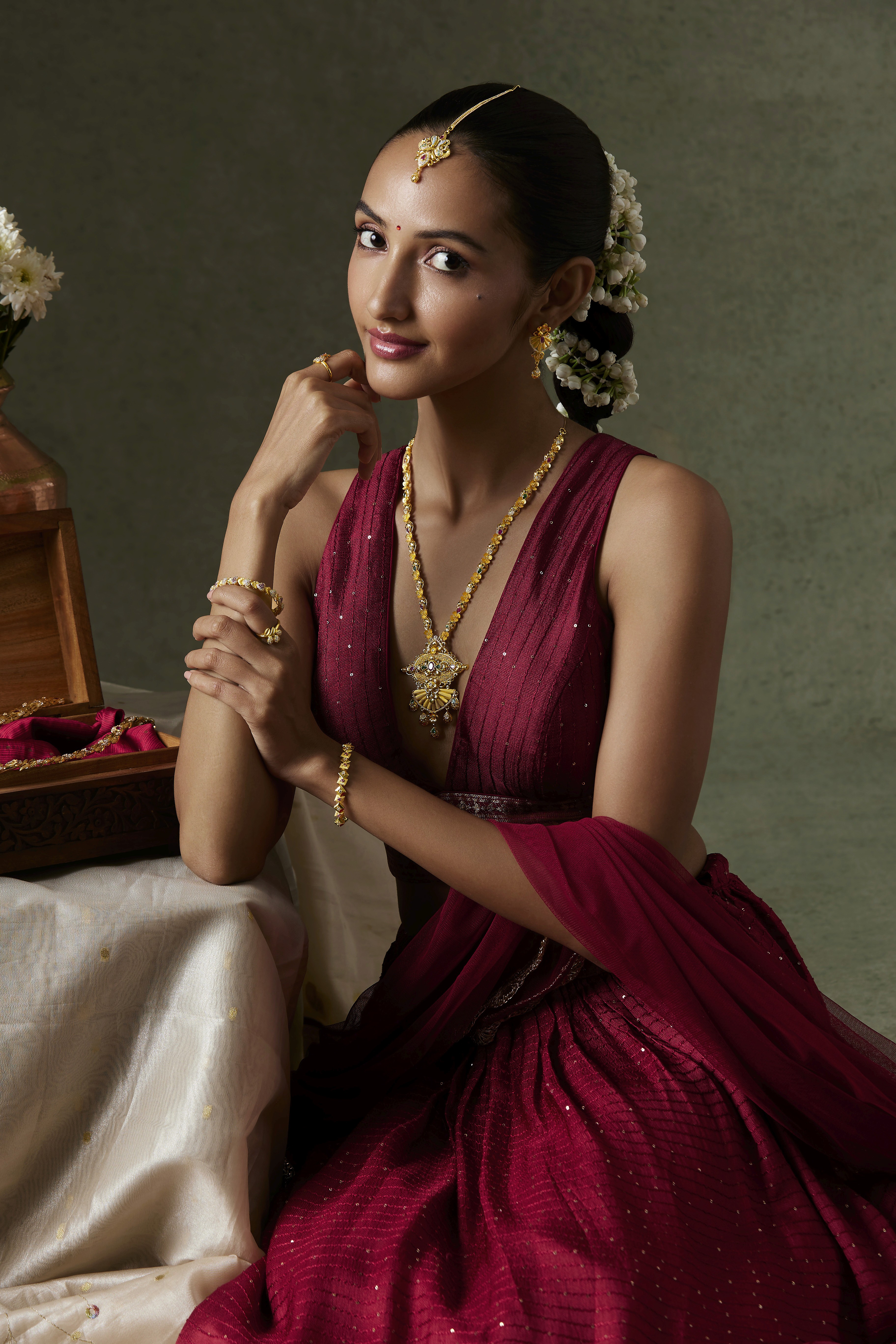 Friends laughing and posing inside a car
