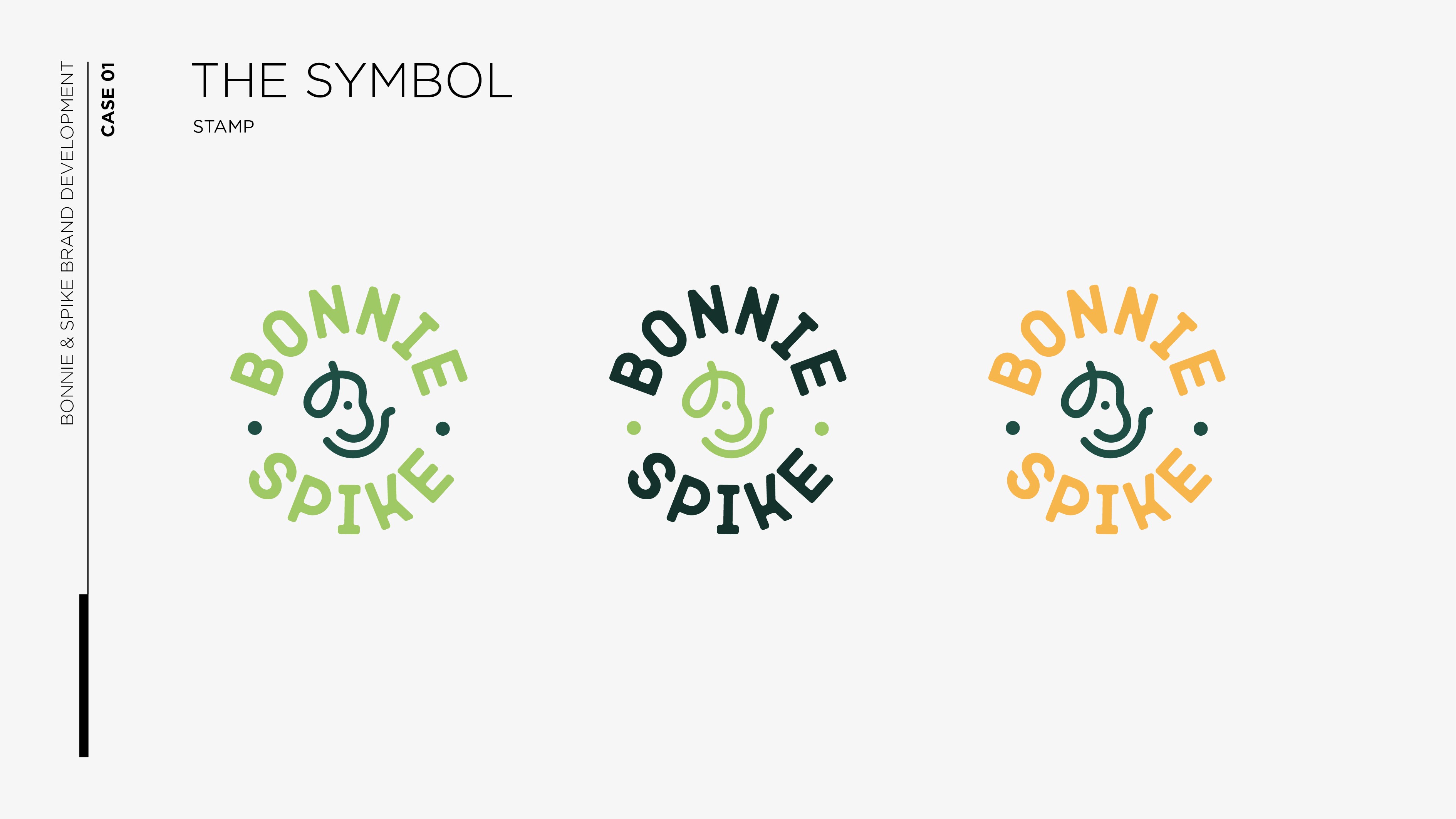 Signet für Bonnie & Spike – verspieltes grafisches Symbol als Teil des Markenauftritts und Logosystems