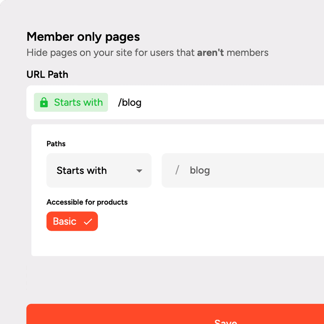 How to configure member-only pages with Thenty plugin in Framer