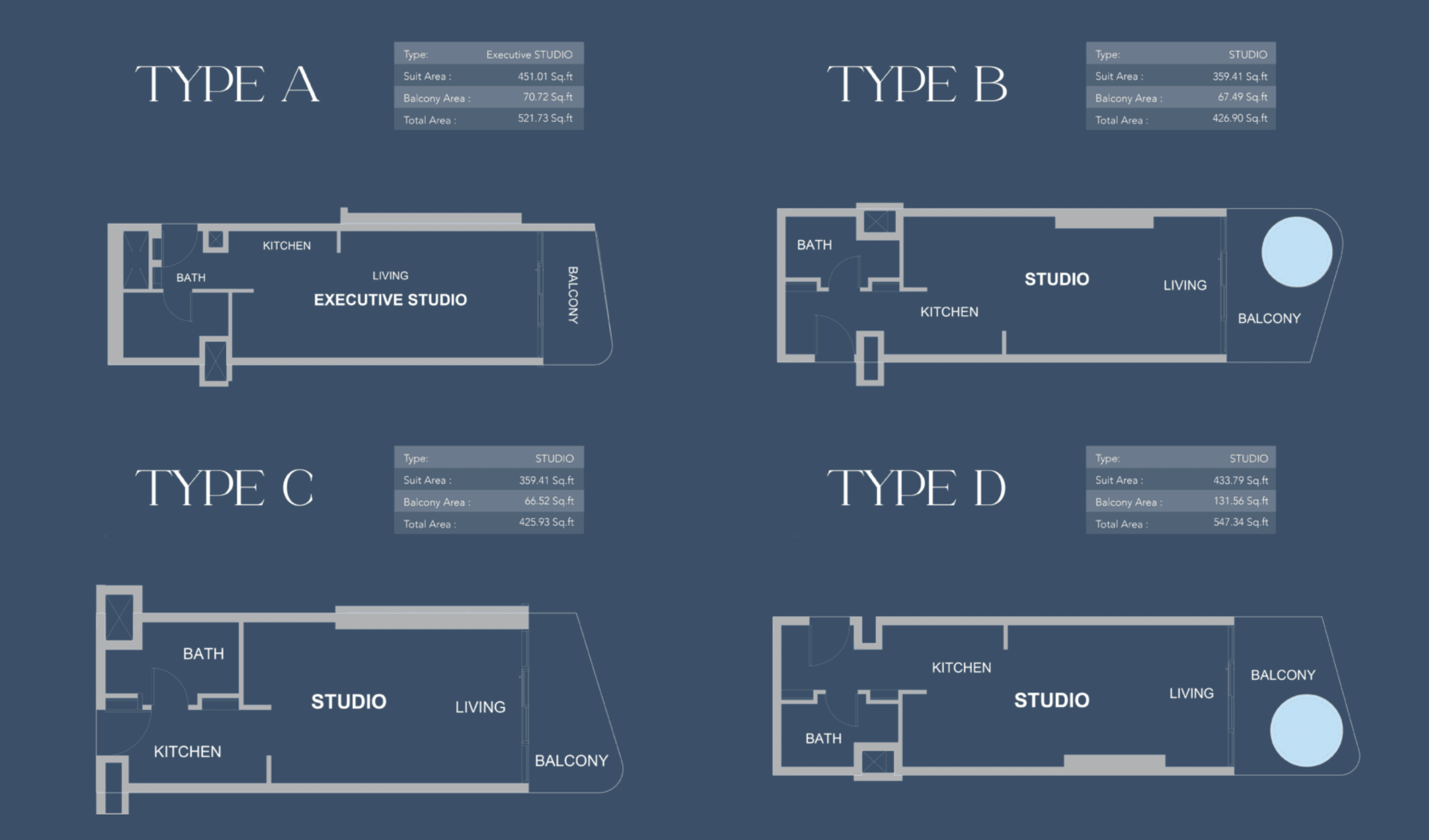 Cove Edition Residences  Floor Plan 1 Bedroom