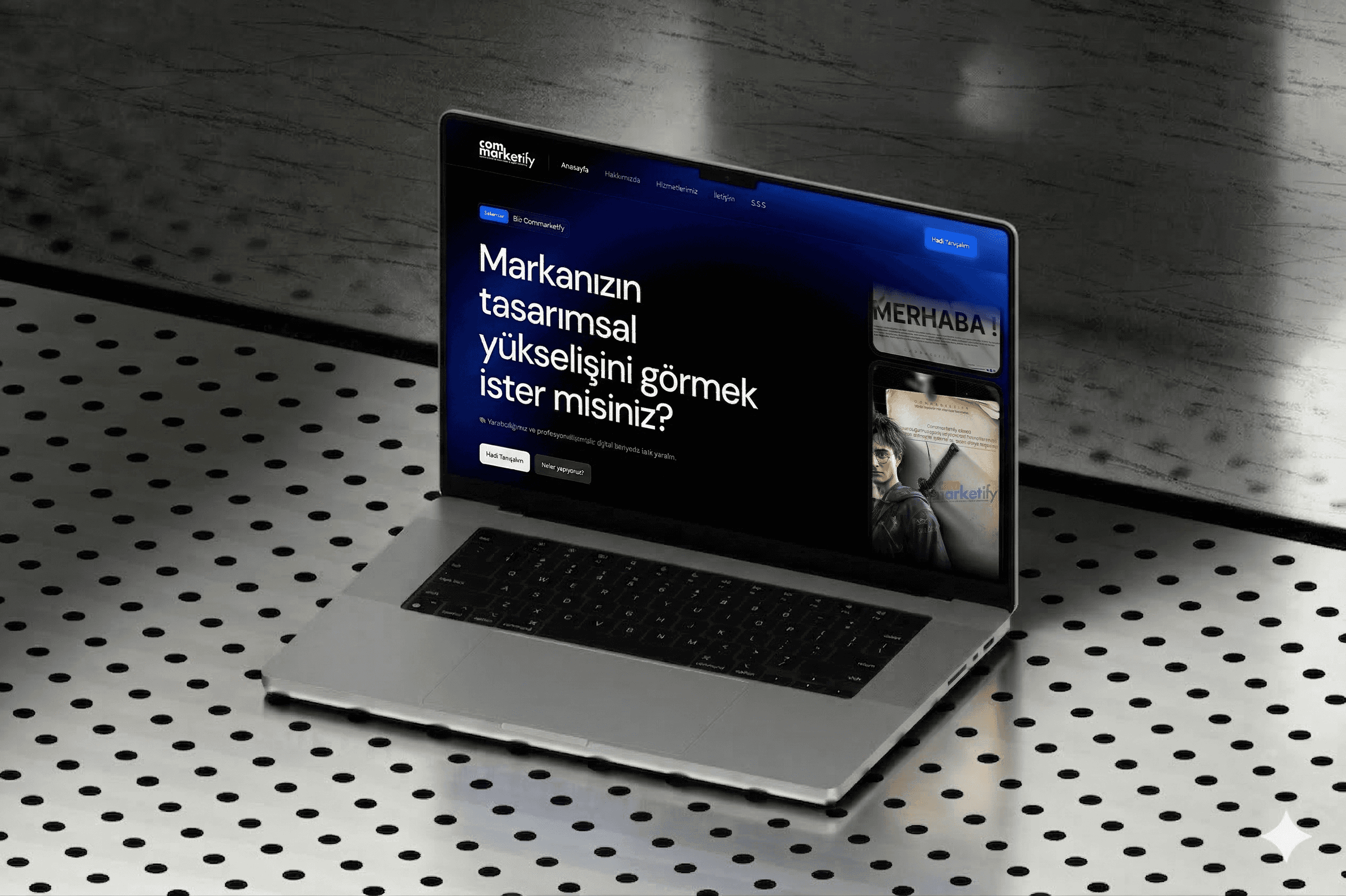 Commarketify dijital pazarlama ajansı web sitesi tasarımı - The BoldMark