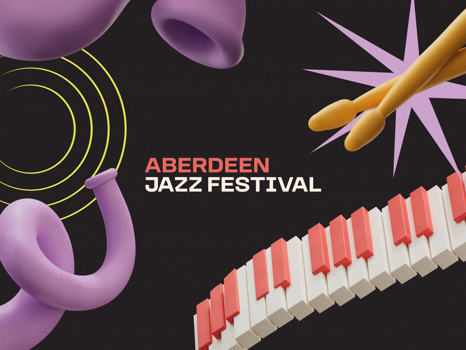 independent identities for a range of music fetivals