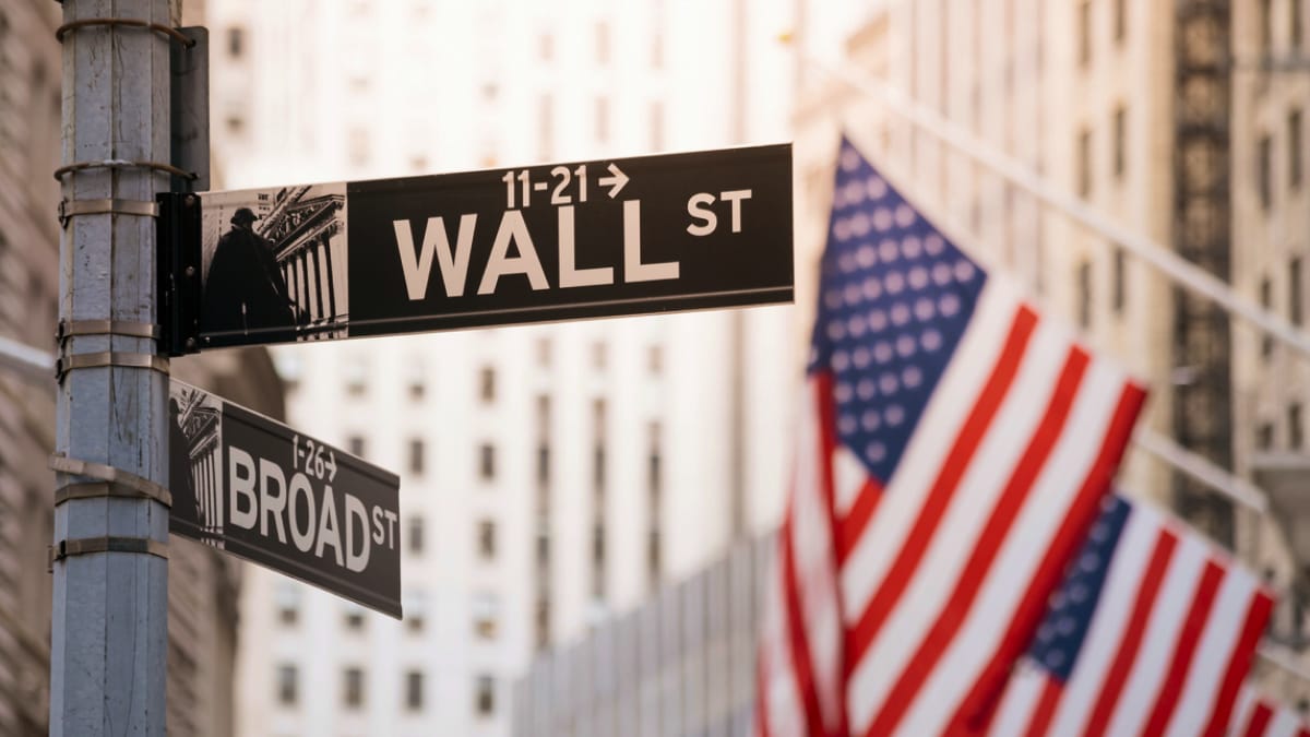 Wall Street financial district