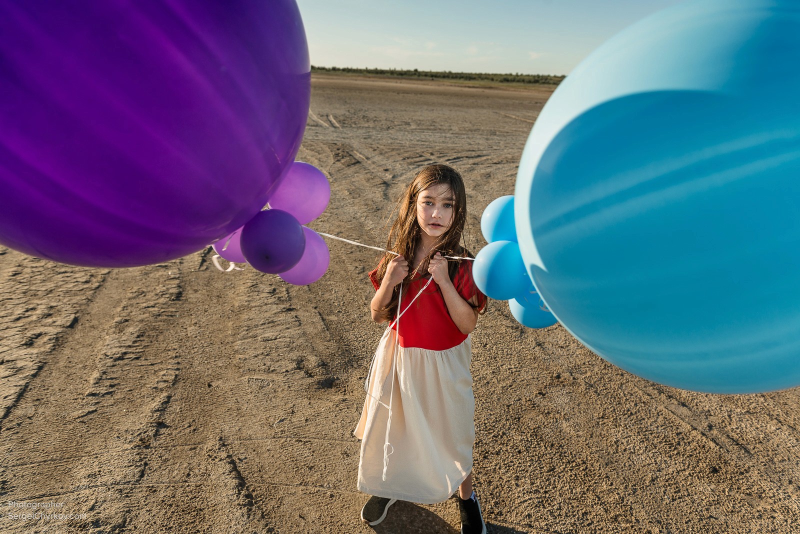 Elly's Ballon Story editorial for Aperture Collective by photographer Sergei Chyrkov