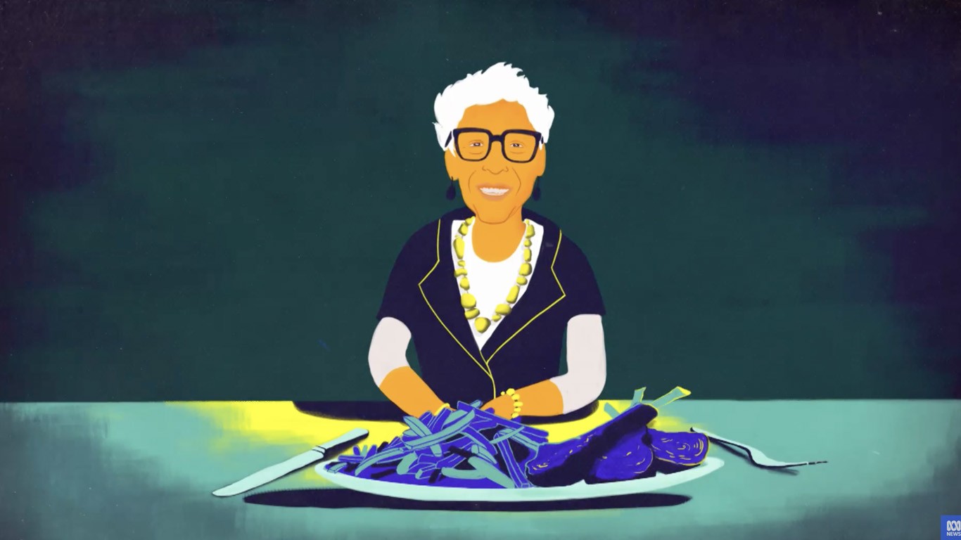 Poster for Fierce Girls animation - part of the Fierce Girls Podcast on ABC New (Australia)