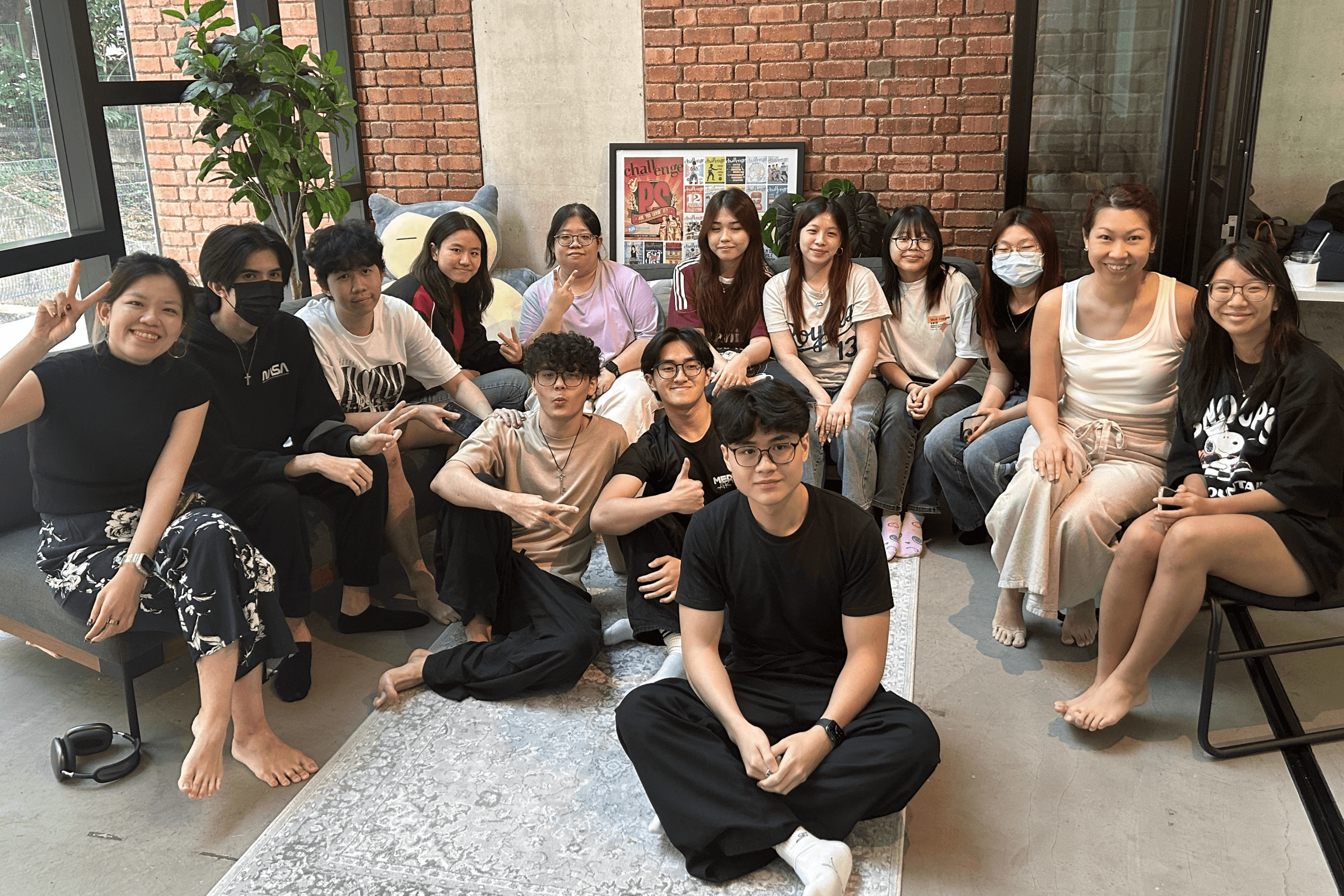 A group photo of all the participants in our first Designing for the Visually Impaired workshop