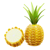 Free 3D pineapple icon