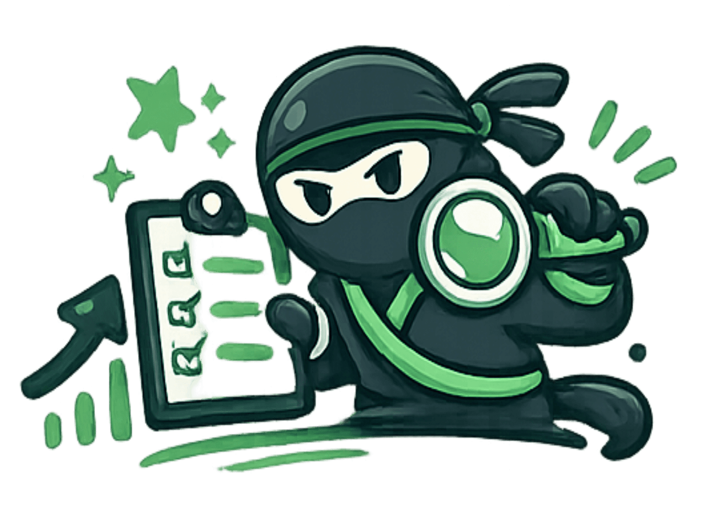 3D illustration of a clipboard with a checklist. A large red checkmark is ticked next to one of the items, conveying completion or approval.