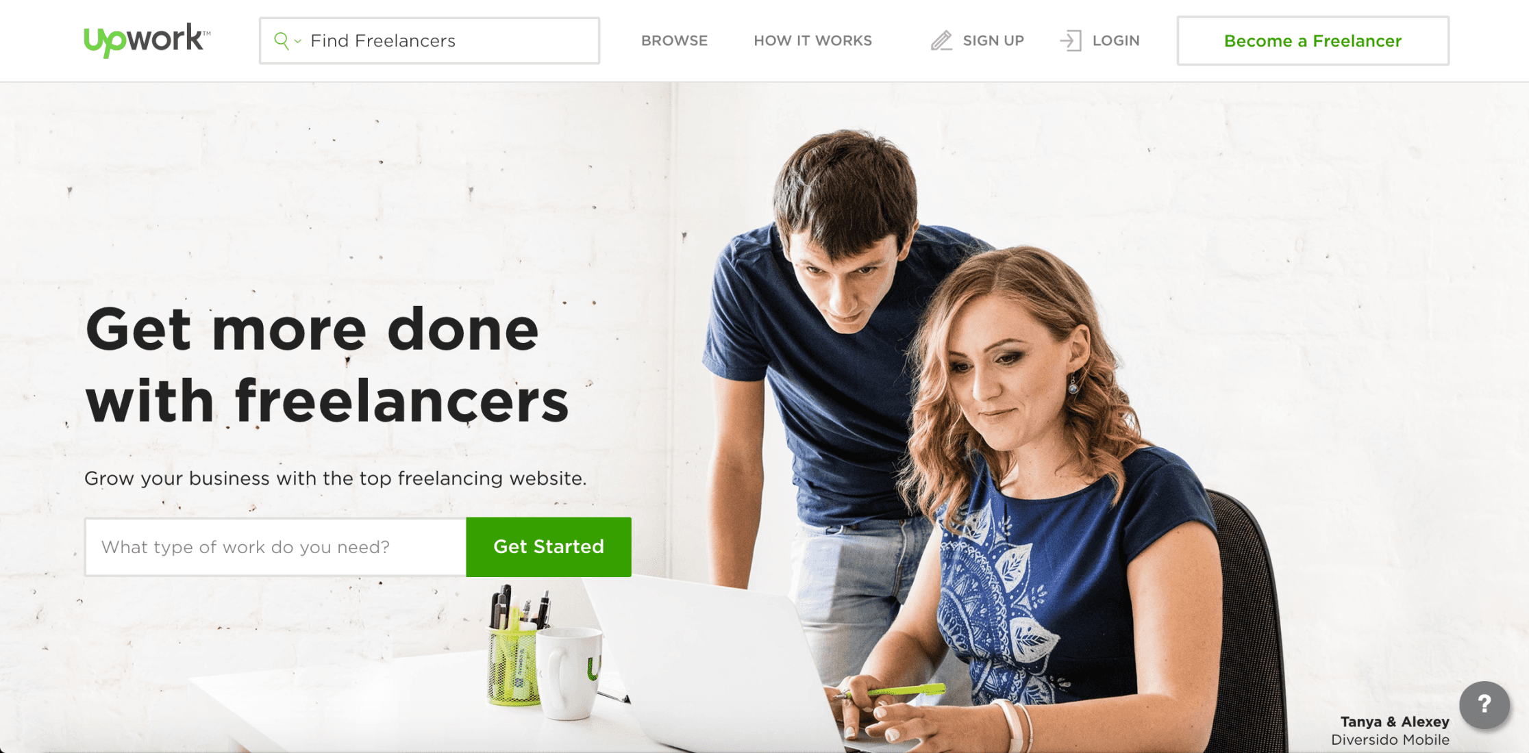 Upwork expertly connects professionals and agencies to businesses seeking specialized talent. 