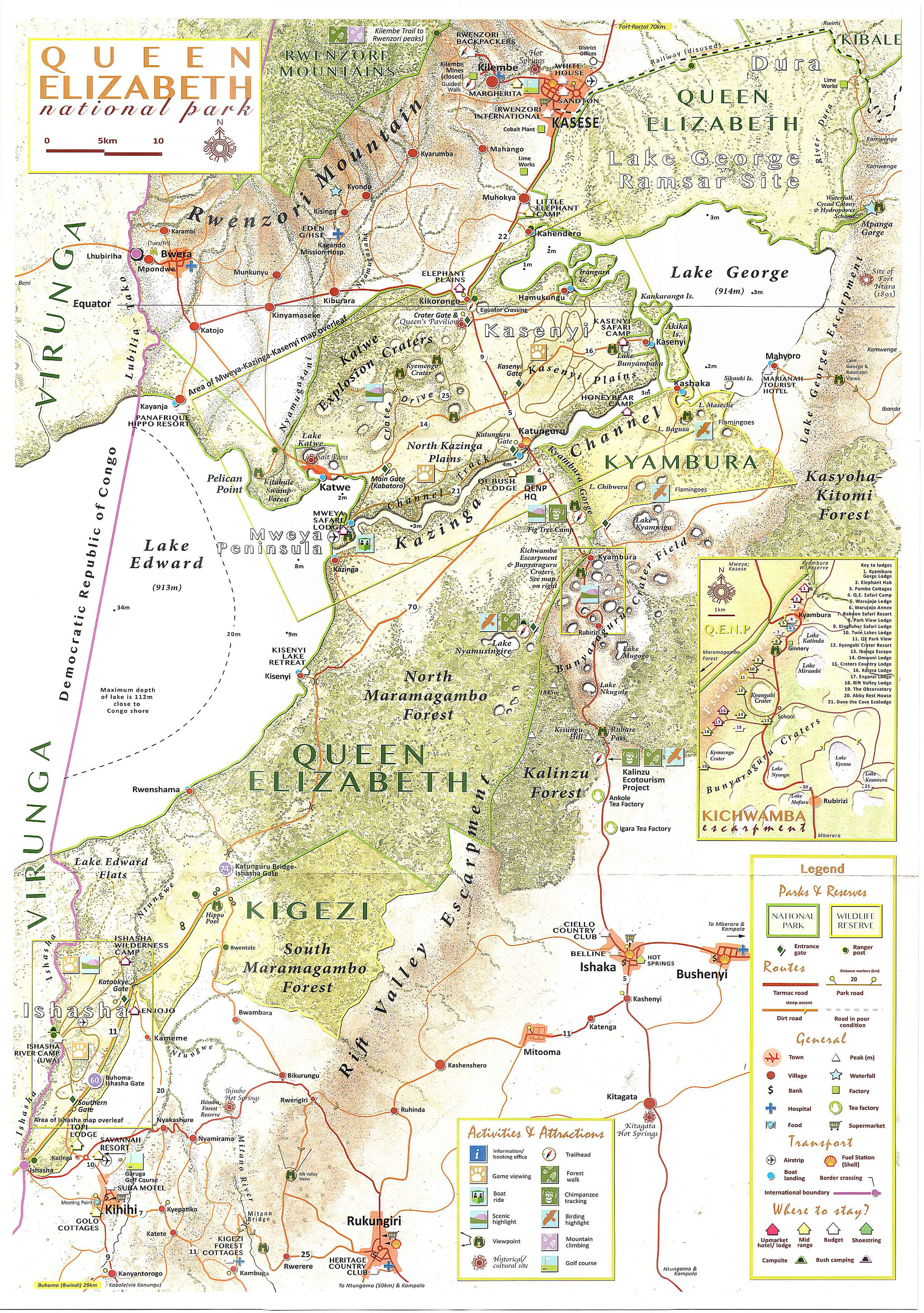 A Map of Queen Elizabeth National Park