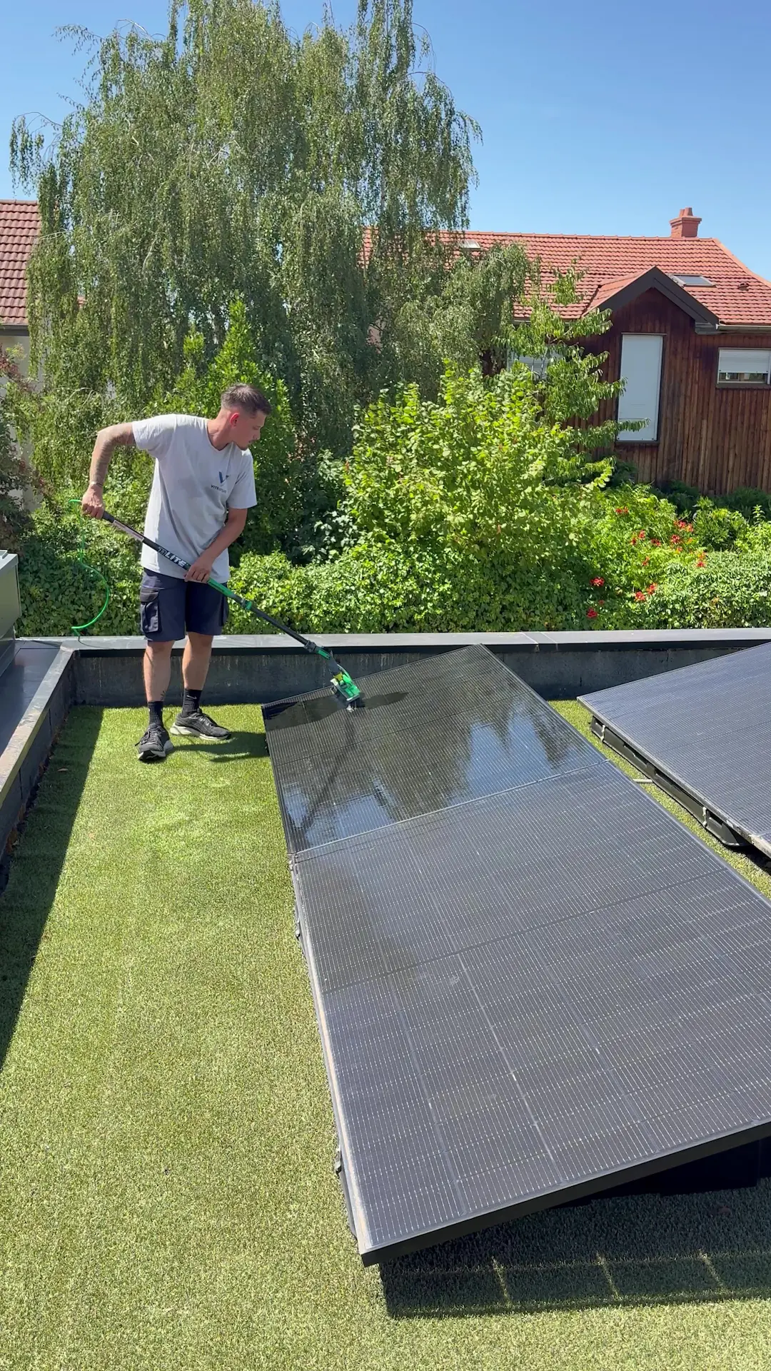 Un panneau solaire