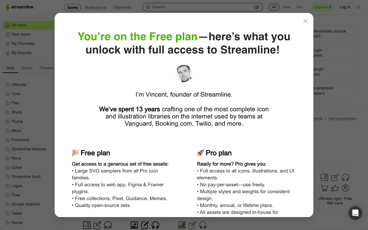 Streamline екранна снимка