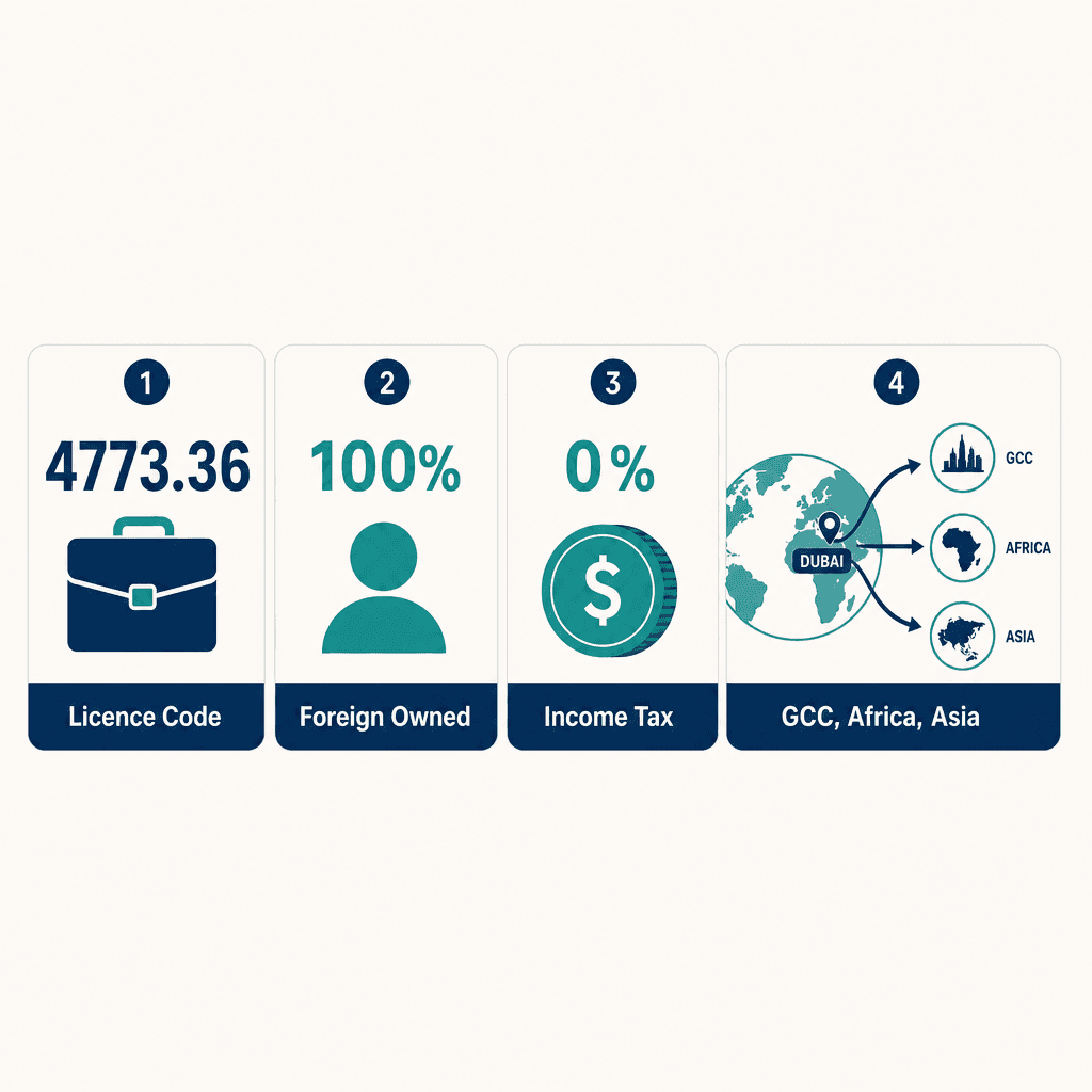 Infographic: How to Get a Office Equipment Trading License in Dubai