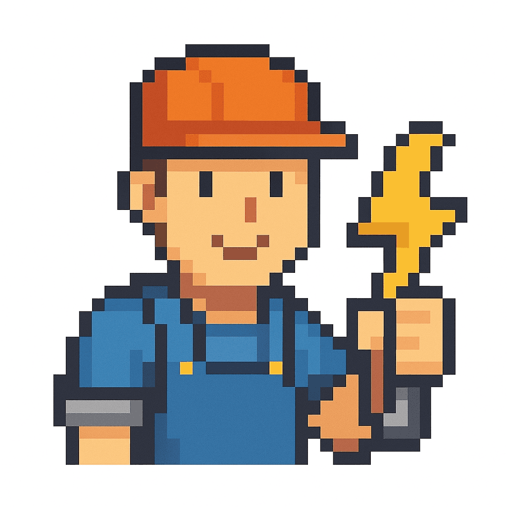 Smiling young woman with curly hair sitting at a laptop, in front of a teal wall.