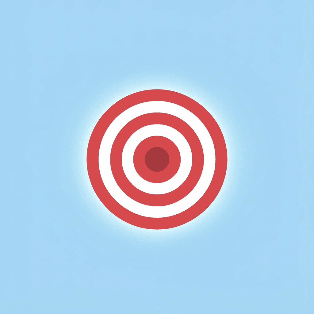  Spotlight highlighting the decision target concept as central to white paper success