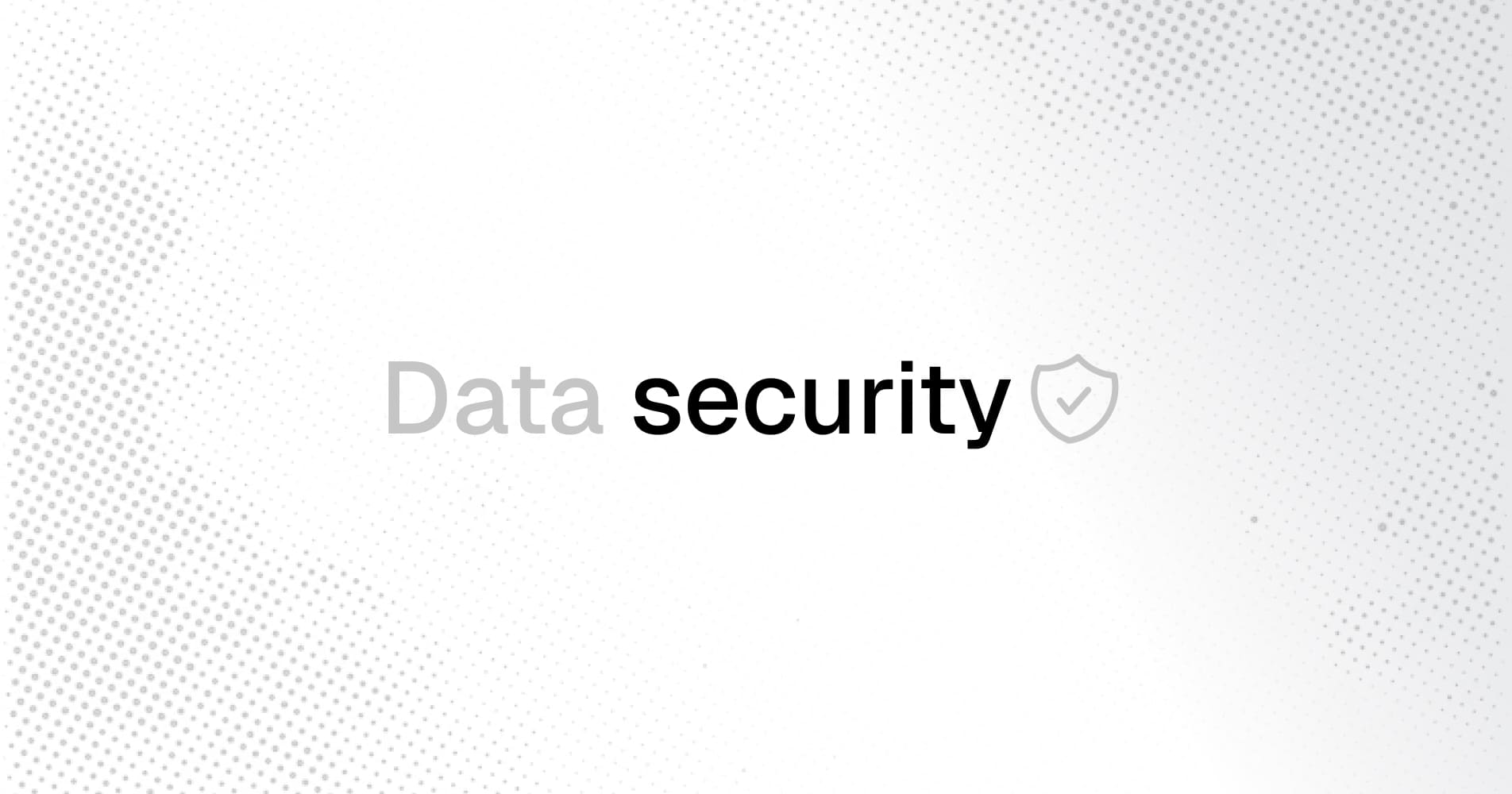 Data security