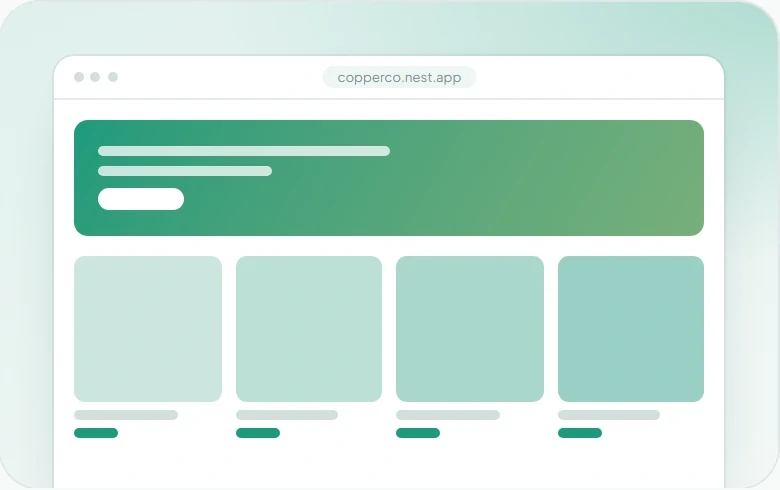 Copper & Co. template preview