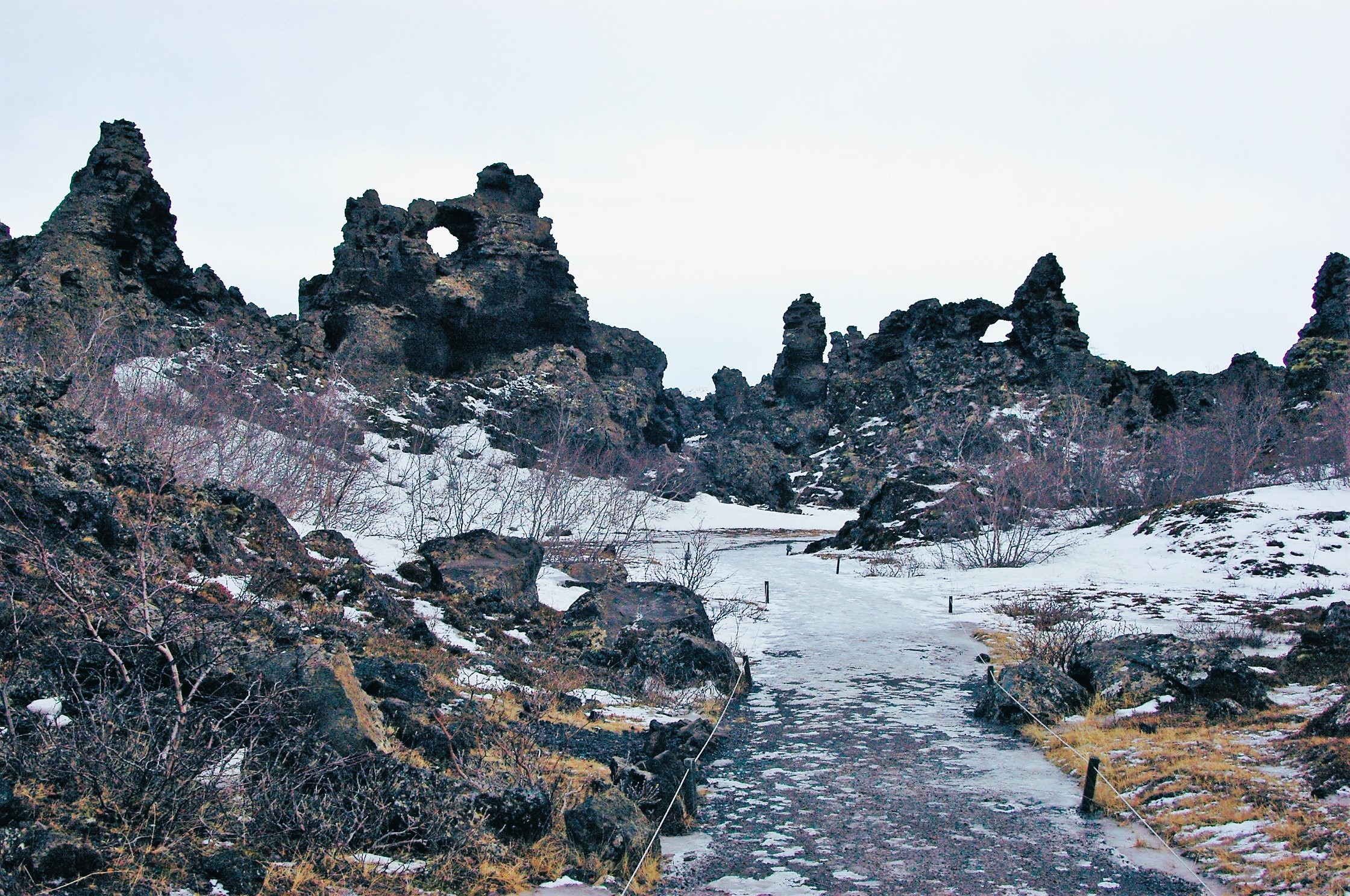 Lava field visitor center site 