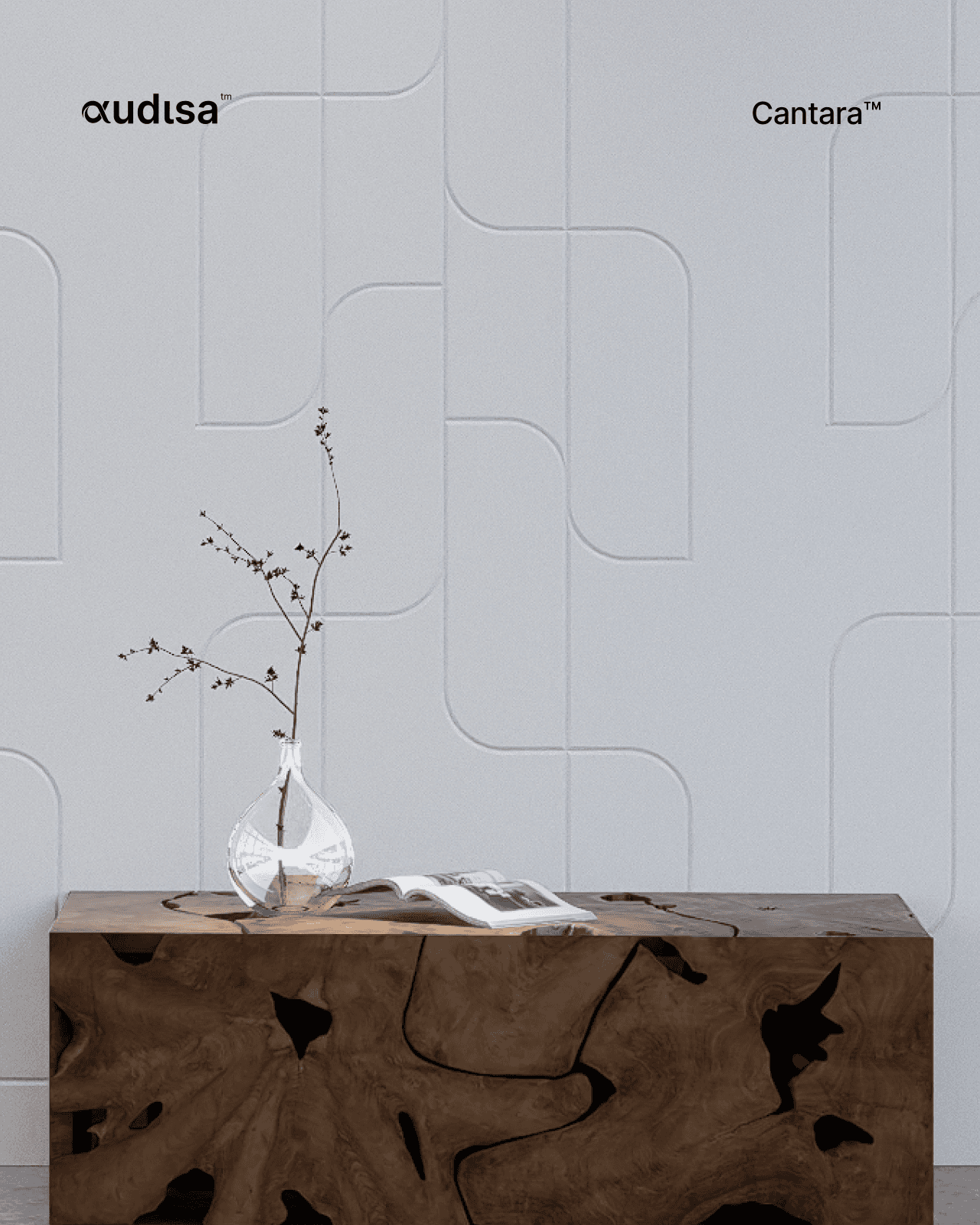 a white chair and ottoman in a room