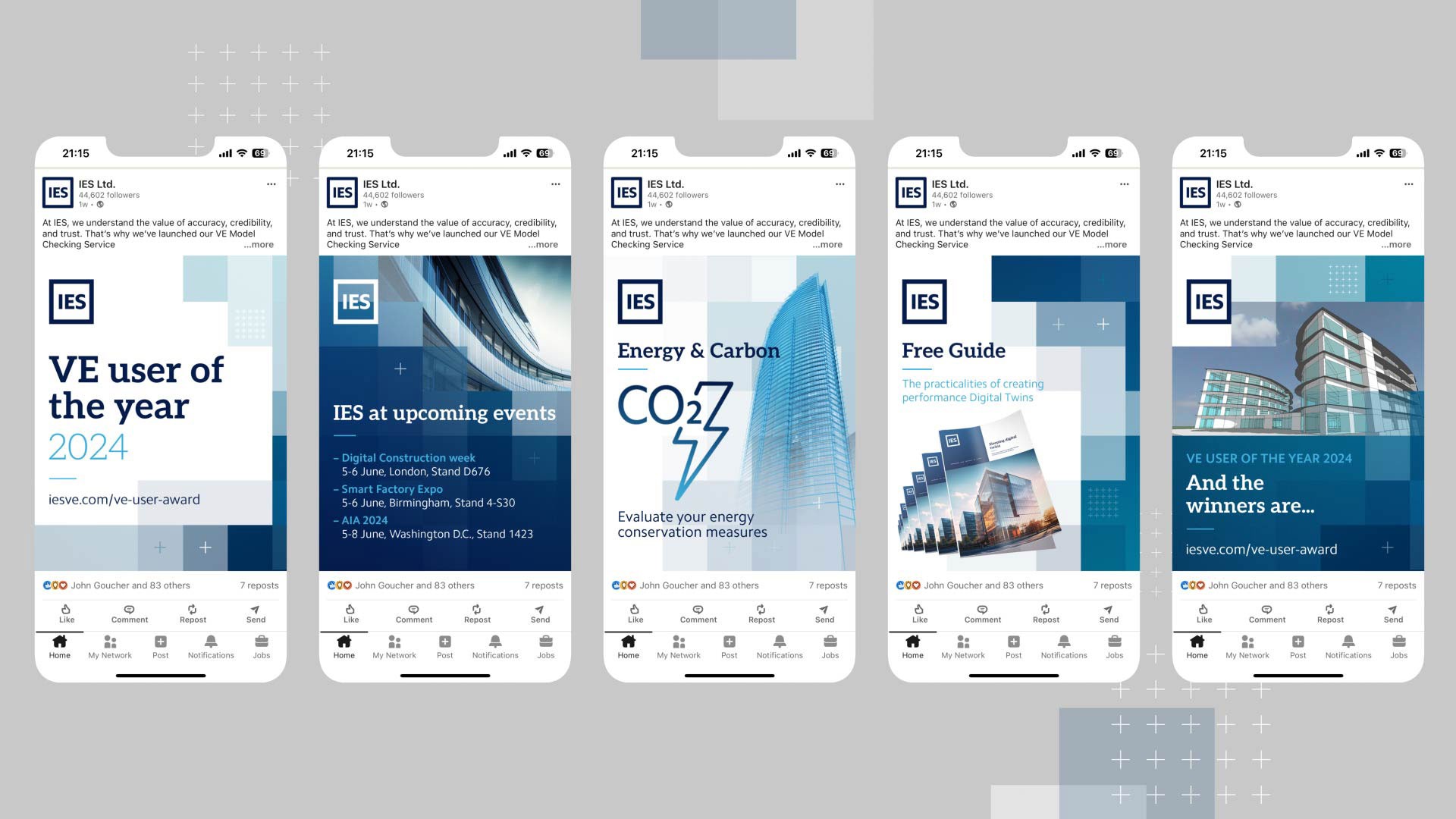 IES Animated Social Media Templates