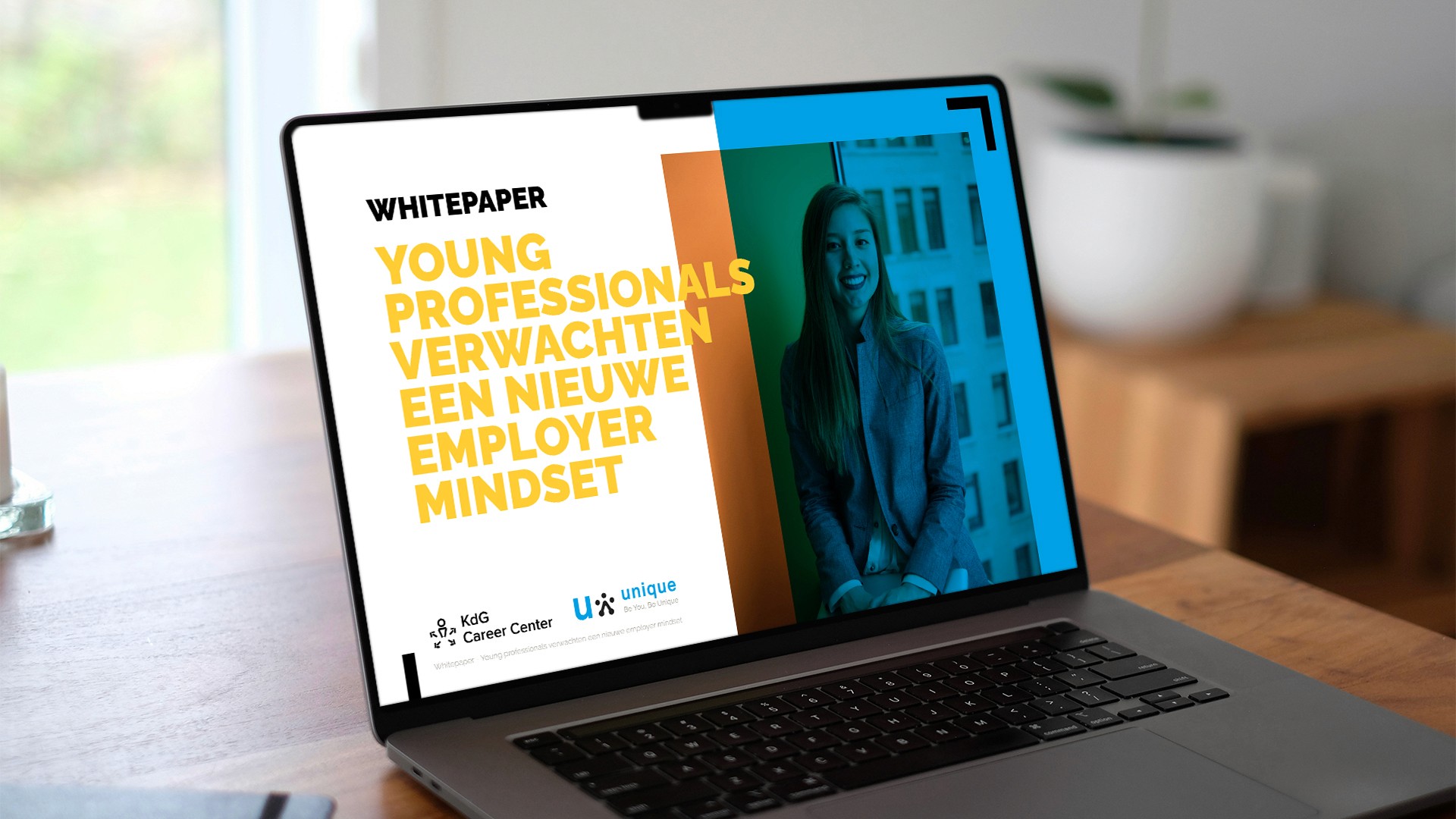 Image of the white paper design for Unique