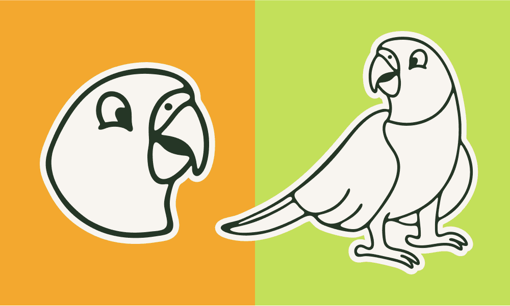 Two maskot variations.