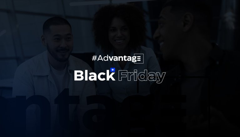 Logotipo Advantage + Black Friday